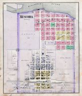 Muscoda Street Map, Grant County 1895
